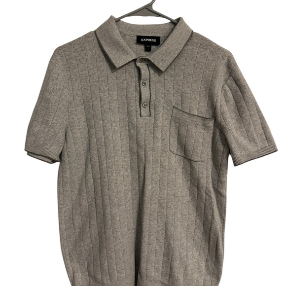 Express Other - Express Men's Polo Shirt in Light Gray